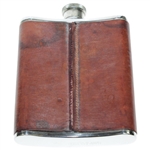 Payne Stewart's Personal POLO Leather & Stainless Steel 6oz Flask with Engraved WPS Cap 