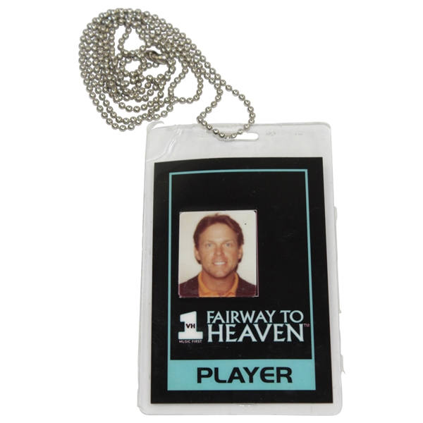 Payne Stewarts VH1 Fairway to Heaven Golf Charity Credentials/ID Badge