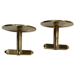 Payne Stewart's 18ct Gold Hall Marked Smurfit European Open Cuff Links in Original Box