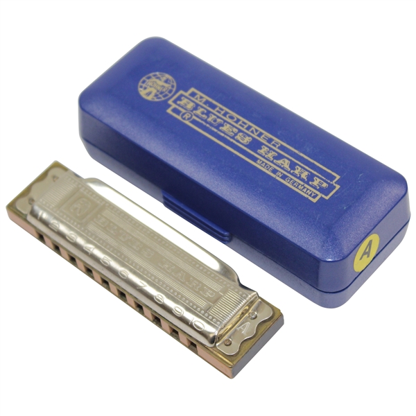 Payne Stewarts Personal M. Hohner 10-hole Blues Harp/Harmonica - A