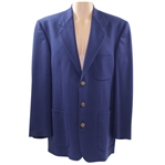Payne Stewarts Personal Royal Blue Payne Stewart Logo Blazer Jacket