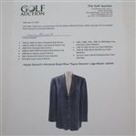 Payne Stewart's Personal Royal Blue 'Payne Stewart' Logo Blazer Jacket
