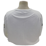Payne Stewart's Tournament Worn Green Bay Packers Logo White V-Neck Sweater