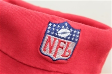 Payne Stewart's Tournament Worn NFL Shield Logo Red Long Sleeve Turtleneck