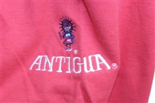 Payne Stewart's Tournament Worn NFL Shield Logo Red Long Sleeve Turtleneck