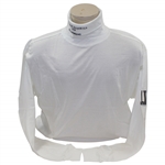 Payne Stewarts Tournament Worn Alfred Dunhill Cup St. Andrews Logo White Long Sleeve Turtleneck