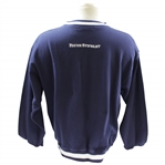 Payne Stewart's Personal Navy 'P S' Silhouette Logo Navy with White Sweatshirt