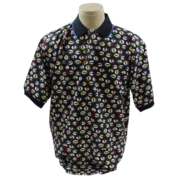 Payne Stewarts Personal Fancy Golfers in Golf Ball Logo Golf Shirt