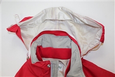 Payne Stewart's Tournament Worn Atlanta Falcons Red/Gray Rain Jacket