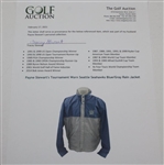 Payne Stewart's Tournament Worn Seattle Seahawks Blue/Gray Rain Jacket