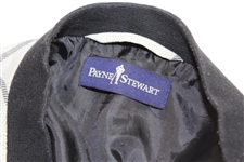 Payne Stewart's Tournament Worn Silhouette Logo 'Payne Stewart' Khaki Crewneck Windshirt