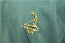 Payne Stewart's Personal Pinehurst '1895' Green V-Neck Windshirt