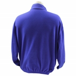 Payne Stewart's Personal 'P/S' Patch Logo Blue 1/2 Zip Fleece Jacket
