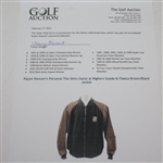 Payne Stewart's Personal The Skins Game at Bighorn Suede & Fleece Brown/Black Jacket