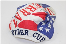 1997 Ryder Cup at Valderrama Red/White/Blue Hat Signed by Couples, Faldo & Others JSA ALOA