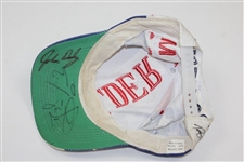 1997 Ryder Cup at Valderrama Red/White/Blue Hat Signed by Couples, Faldo & Others JSA ALOA