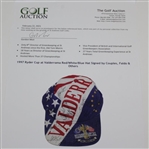 1997 Ryder Cup at Valderrama Red/White/Blue Hat Signed by Couples, Faldo & Others JSA ALOA