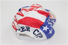 1997 Ryder Cup at Valderrama Red/White/Blue Hat Signed by Westwood, Fluff & Others JSA ALOA