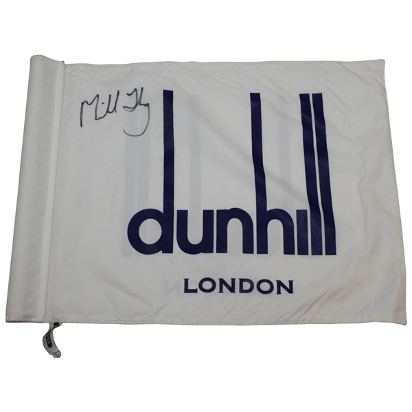 Champion Michael Hoey Signed 2011 Alfred Dunhill Links at St. Andrews Course Flown Flag JSA ALOA