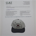 Payne Stewart & Father-In-Law Signed Personal 'Stewart G.C. of the Ozarks' Hat JSA ALOA