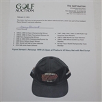Payne Stewart's Personal 1999 US Open at Pinehurst #2 Navy Hat with Red Script