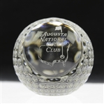 Augusta National Golf Club Tiffany & Co. ANGC Engraved Paperweight - Unused with Box