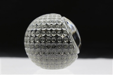 Augusta National Golf Club Tiffany & Co. ANGC Engraved Paperweight - Unused with Box