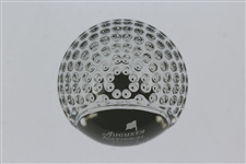 Augusta National Golf Club Tiffany & Co. ANGC Engraved Paperweight - Unused with Box