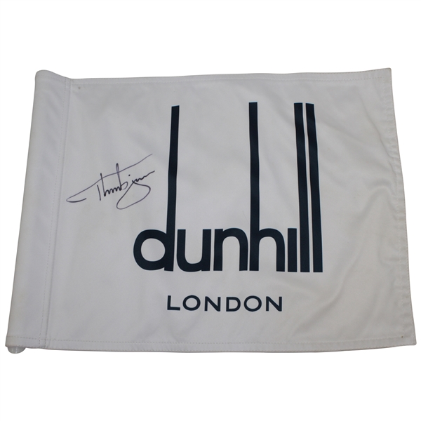Champion Thorbjorn Olesen Signed 2015 Alfred Dunhill Links at St. Andrews Course Flown Flag JSA ALOA