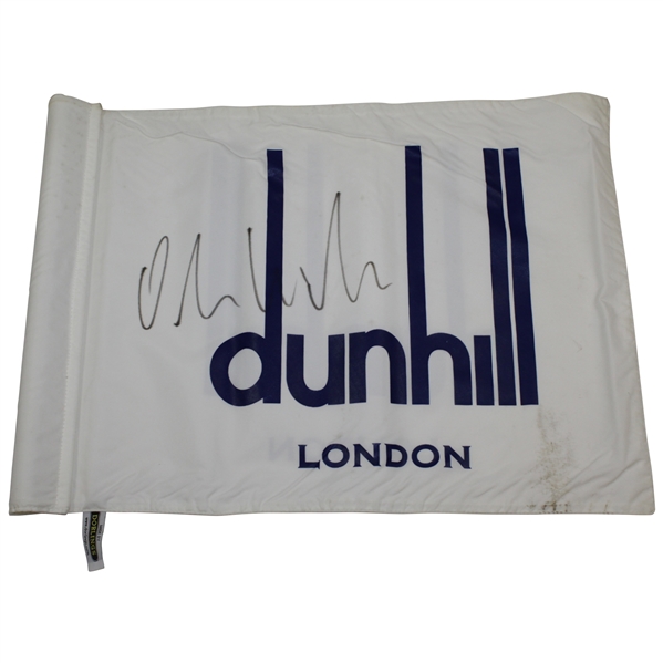 Champion Oliver Wilson Signed 2014 Alfred Dunhill Links at St. Andrews Course Flown Flag JSA ALOA