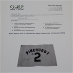 Martin Kaymer 2014 US Open Winner Signed Pinehurst No. 2 Embroidered Flag JSA ALOA