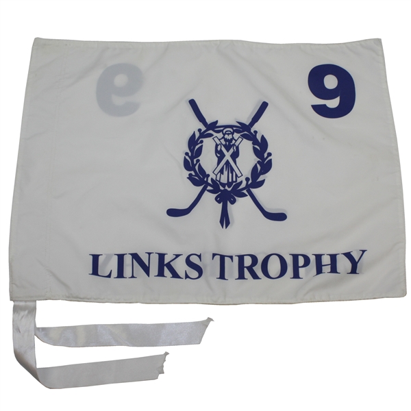 St. Andrews Links Trophy at St. Andrews 9th Hole Course Flown Flag