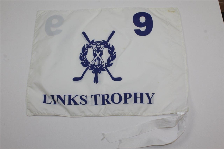St. Andrews Links Trophy at St. Andrews 9th Hole Course Flown Flag