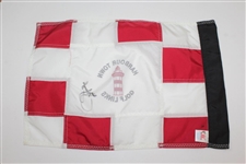 Jim Furyk Signed Harbour Town Golf Links Course Flown Flag JSA ALOA