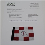 Jim Furyk Signed Harbour Town Golf Links Course Flown Flag JSA ALOA