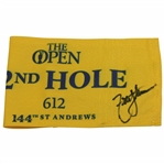 Champion Zach Johnson Signed 2015 OPEN at St. Andrews 72nd Hole Arm Band JSA ALOA