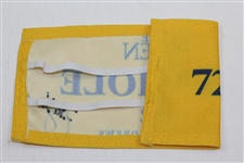 Champion Zach Johnson Signed 2015 OPEN at St. Andrews 72nd Hole Arm Band JSA ALOA