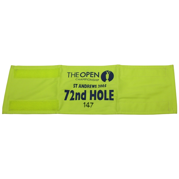 2005 OPEN Championship at St. Andrews 72nd Hole Arm Band #147