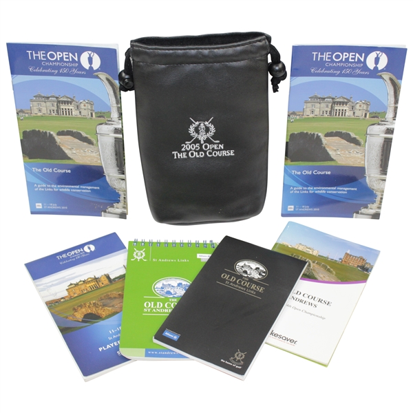 Grouping of OPEN Championship at St. Andrews - Course Guide, Player Edition, Bag, etc