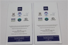 Grouping of OPEN Championship at St. Andrews - Course Guide, Player Edition, Bag, etc