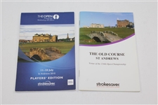 Grouping of OPEN Championship at St. Andrews - Course Guide, Player Edition, Bag, etc