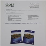 Two 2010 OPEN Championship at St. Andrews Players' Edition Yardage Guides