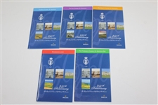 The Royal & Ancient 250th Anniversary Five Course Booklets Set In Original Case