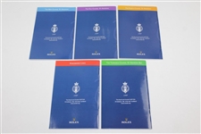 The Royal & Ancient 250th Anniversary Five Course Booklets Set In Original Case