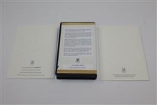 Bobby Jones 2002 Centenary Commemorative Dinner Items - Ribbons, VHS, Menu, Divot Tool, & more