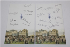 The Royal & Ancient 250 Years Anniversary Celebration Programs, Invitation, & Booklet