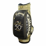 Arnold Palmer Signed Arnies 50th at the Masters Ltd Ed Commemorative Full Size Golf Bag JSA #Z74231