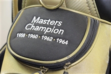 Arnold Palmer Signed 'Arnie's 50th' at the Masters Ltd Ed Commemorative Full Size Golf Bag JSA #Z74231