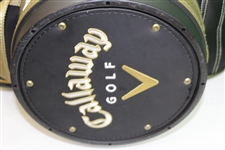 Arnold Palmer Signed 'Arnie's 50th' at the Masters Ltd Ed Commemorative Full Size Golf Bag JSA #Z74231