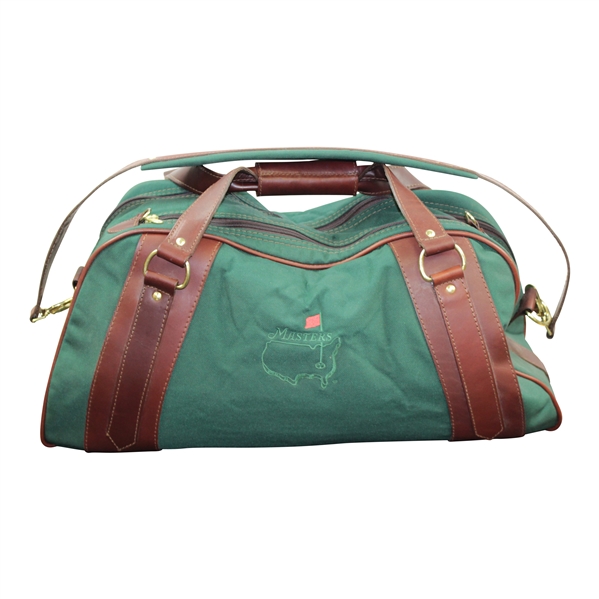 Masters Tournament Belding Large Leather & Canvas Duffel Bag